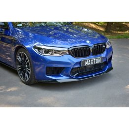 Накладка сплиттер на передний бампер на BMW M5 F90